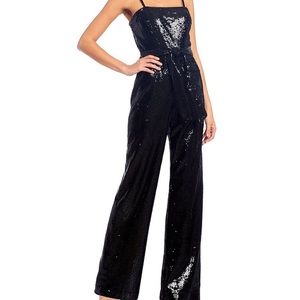 Black Sequin Jumpsuit